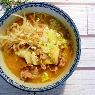 コムソウ・あみたけの味噌ラーメン